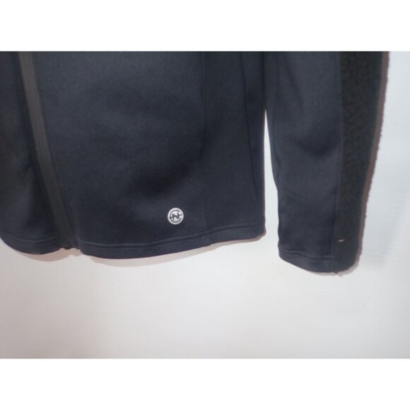 Nautica Competition Softshell  Fleece Jacket Women M Black NEW Spellout Athletic - Picture 4 of 7